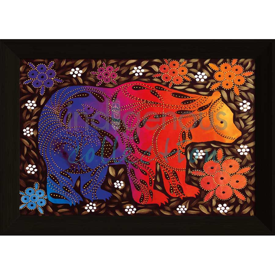 Spring Feast by artist Betty Albert - Cree. Indigenous Collection