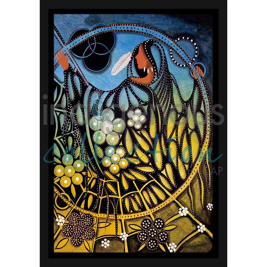 Sacred Space by artist Betty Albert - Cree. Indigenous Collection