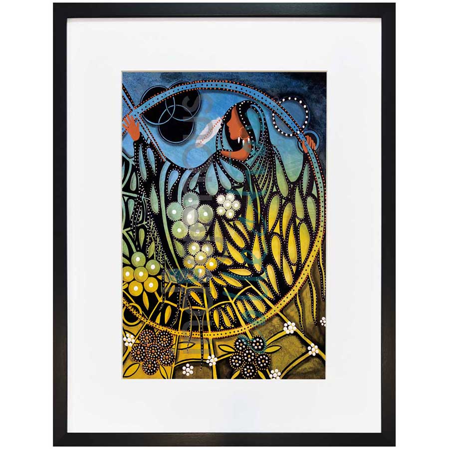 Sacred Space by artist Betty Albert - Cree. Indigenous Collection