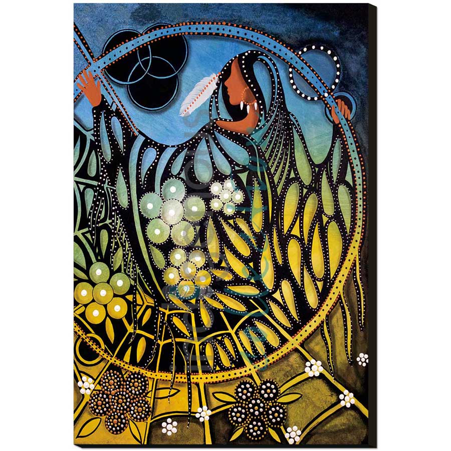Sacred Space by artist Betty Albert - Cree. Indigenous Collection