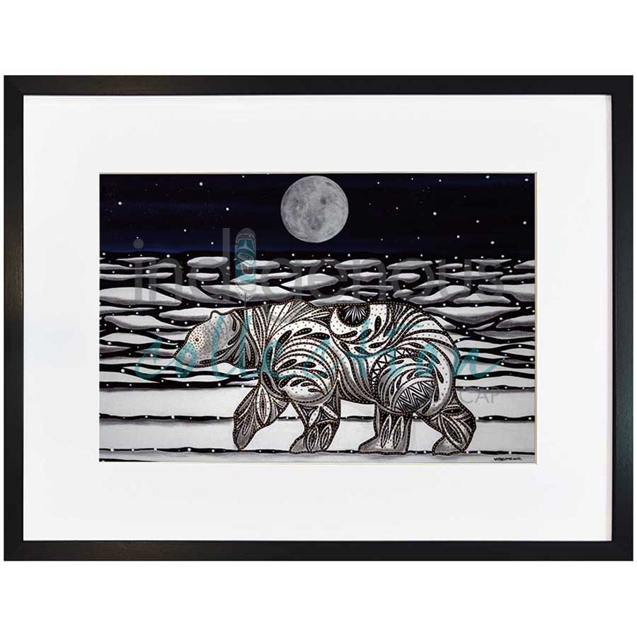 On the Edge by artist Betty Albert - Cree. Indigenous Collection