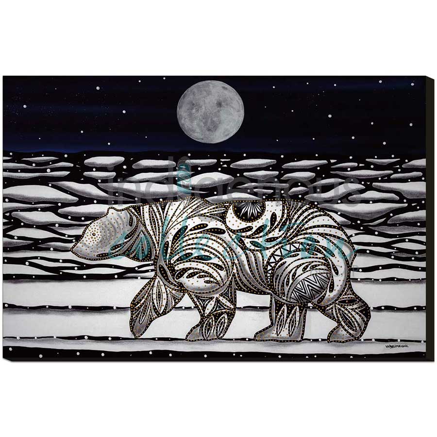 On the Edge by artist Betty Albert - Cree. Indigenous Collection
