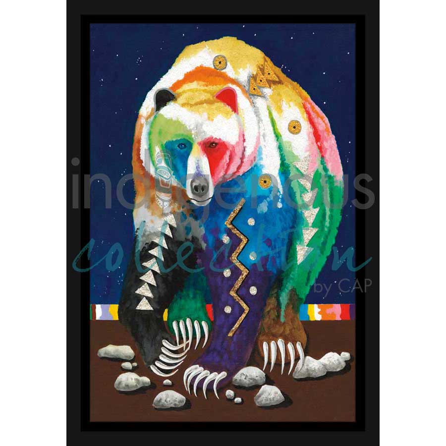 Mr. Strong by artist John Balloue - Cherokee. Indigenous Collection