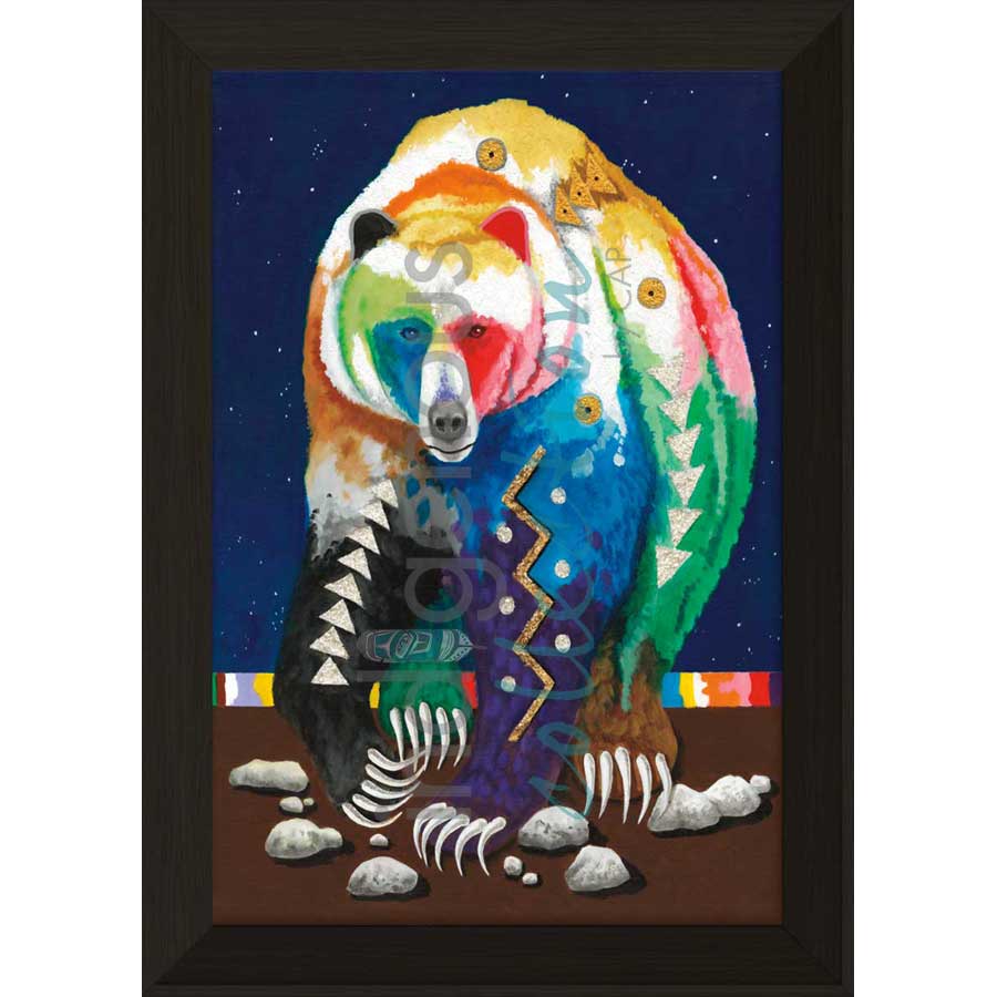 Mr. Strong by artist John Balloue - Cherokee. Indigenous Collection
