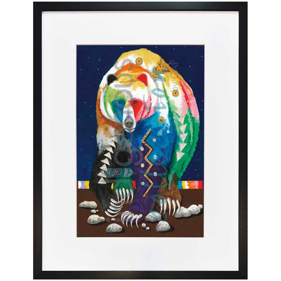 Mr. Strong by artist John Balloue - Cherokee. Indigenous Collection