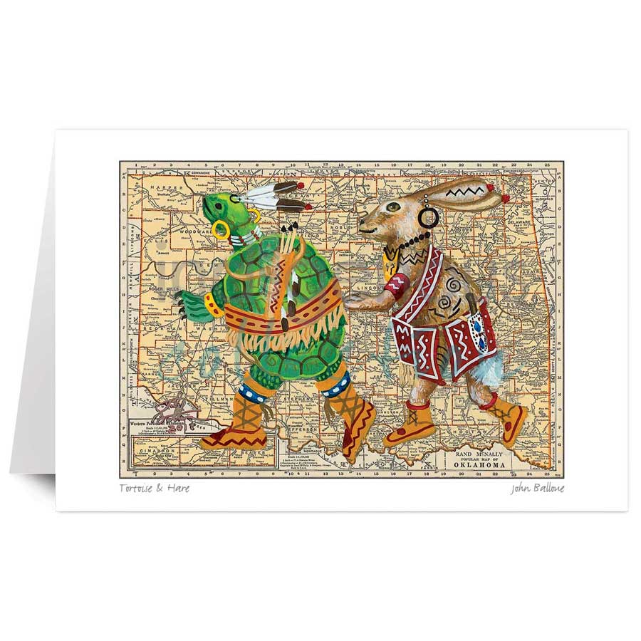 Totoise & Hare by artist John Balloue