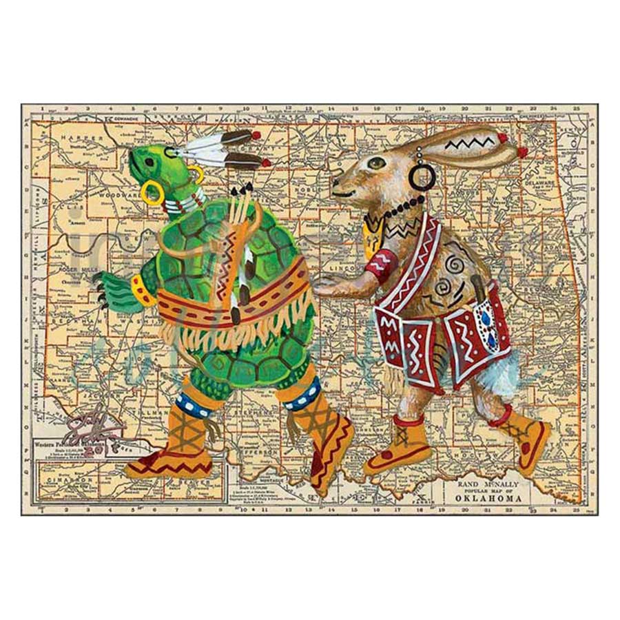 Totoise & Hare Canvas Prints