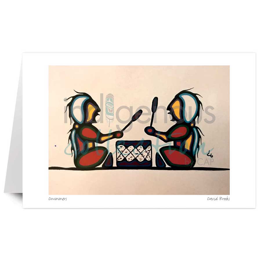 Drummers by artist David Brooks
