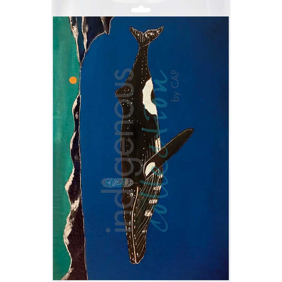 Whale by artist David Brooks - Mi'kmaq. Indigenous Collection