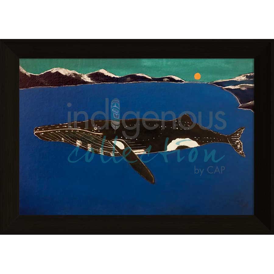 Whale by artist David Brooks - Mi'kmaq. Indigenous Collection