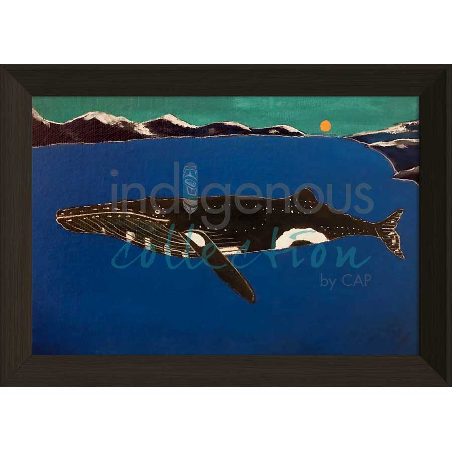 Whale by artist David Brooks - Mi'kmaq. Indigenous Collection