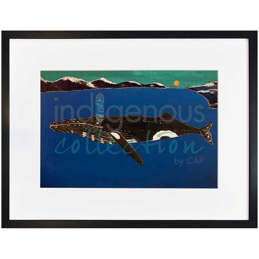 Whale by artist David Brooks - Mi'kmaq. Indigenous Collection
