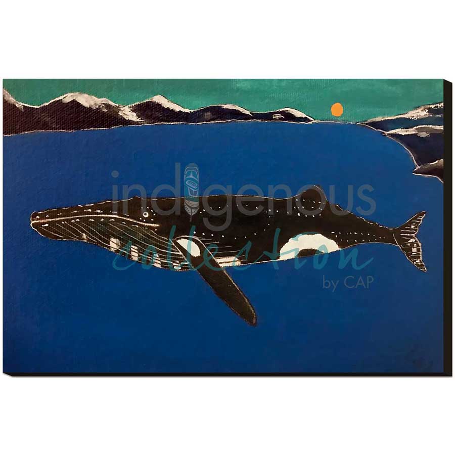 Whale by artist David Brooks - Mi'kmaq. Indigenous Collection