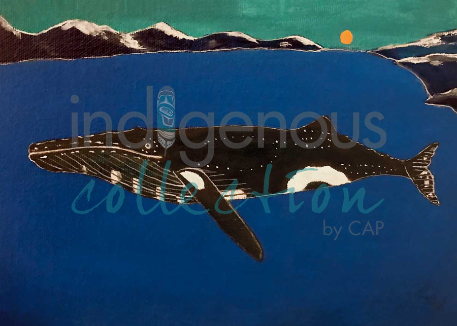Whale by artist David Brooks