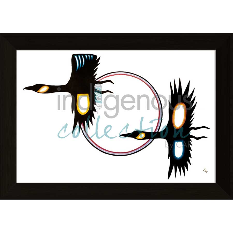 Birds in Flight by artist David Brooks - Mi'kmaq. Indigenous Collection