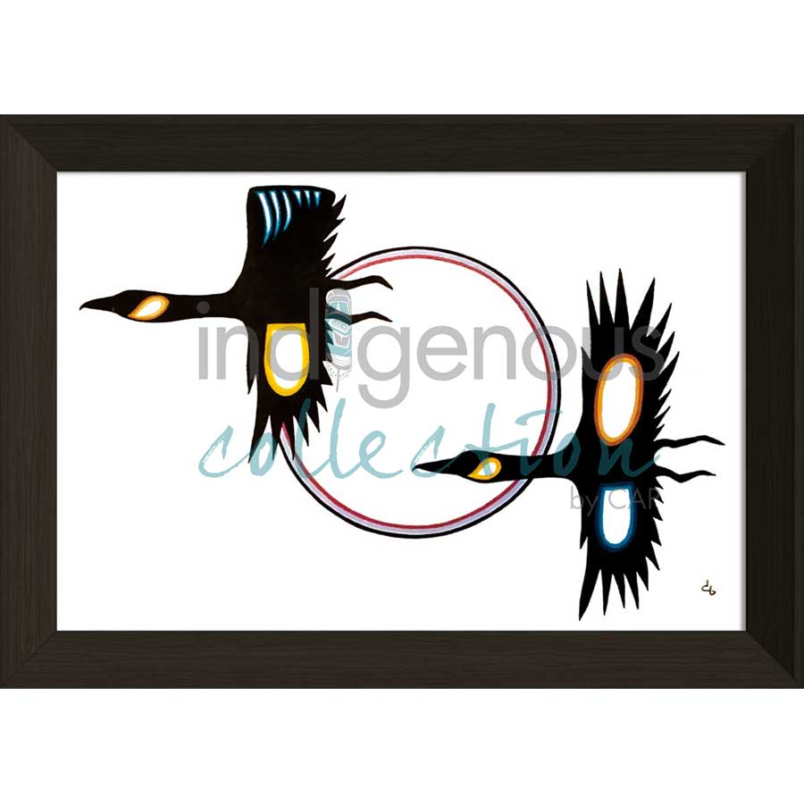 Birds in Flight by artist David Brooks - Mi'kmaq. Indigenous Collection
