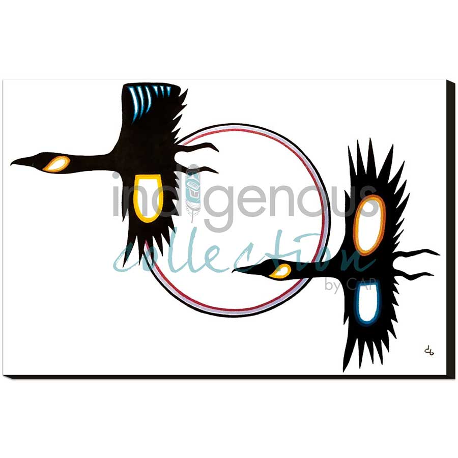 Birds in Flight by artist David Brooks - Mi'kmaq. Indigenous Collection