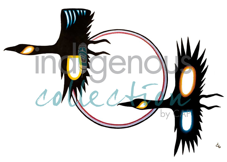 Birds in Flight by artist David Brooks