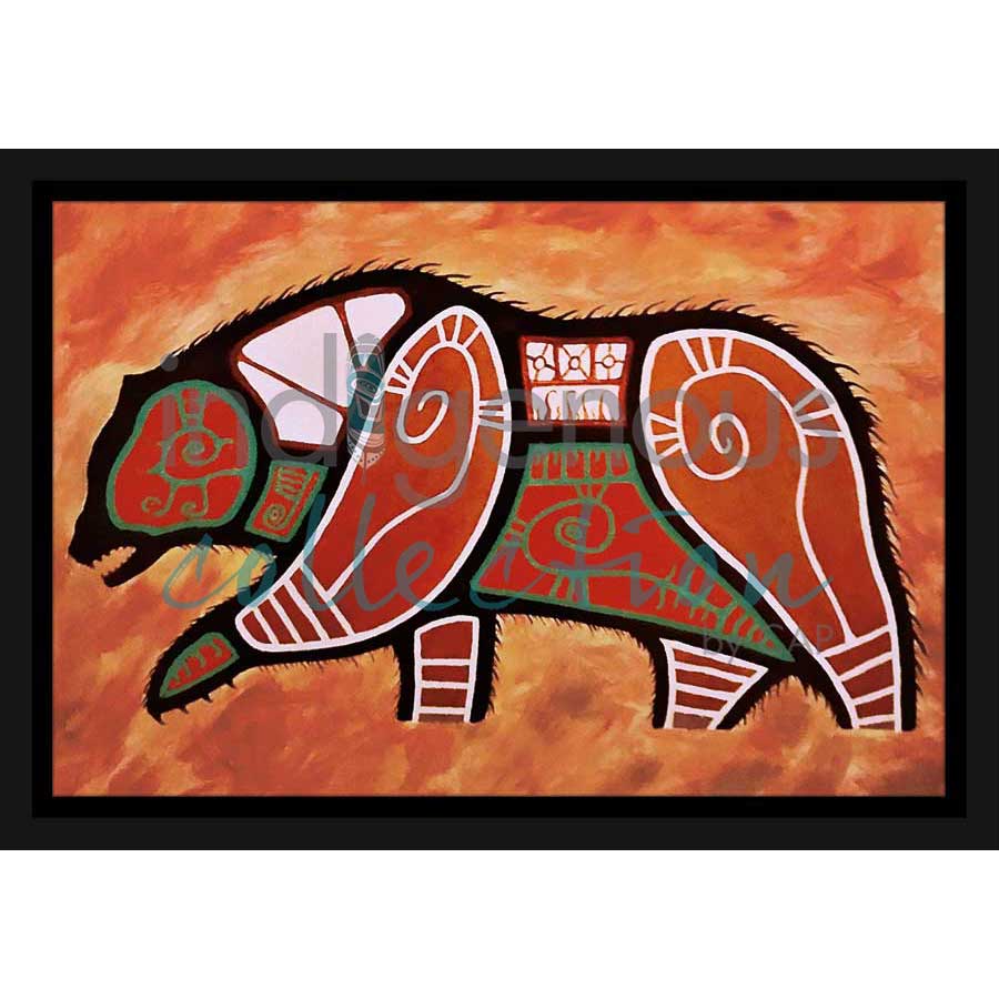 Big Bear by artist David Brooks - Mi'kmaq. Indigenous Collection