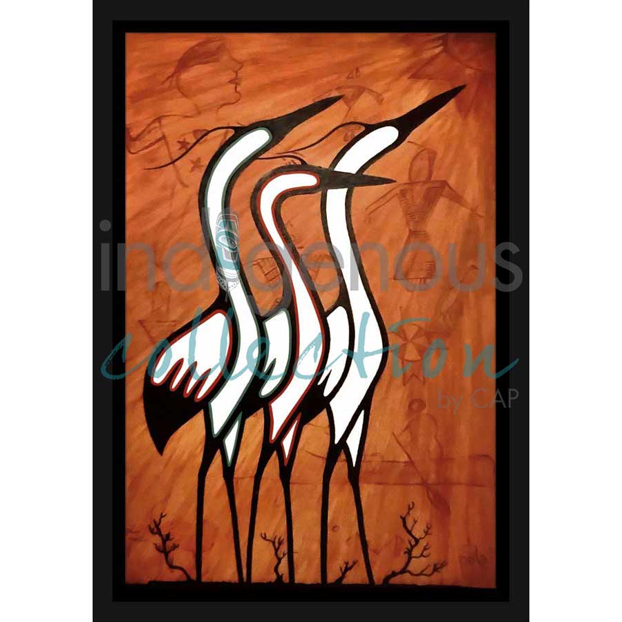 Friends by artist David Brooks - Mi'kmaq. Indigenous Collection