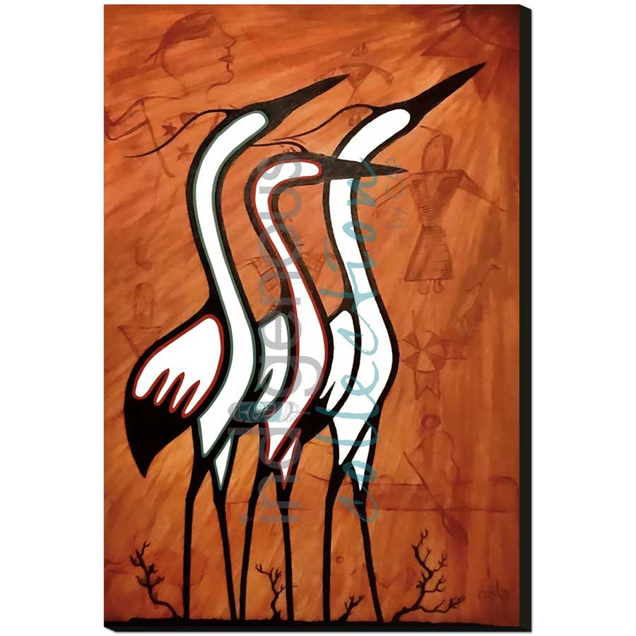 Friends by artist David Brooks - Mi'kmaq. Indigenous Collection