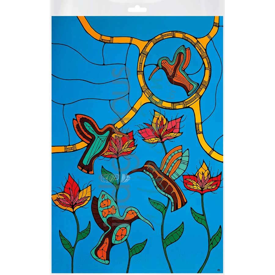 Flower Dancers by artist Jessica Desmoulin - Ojibway. Indigenous Collection