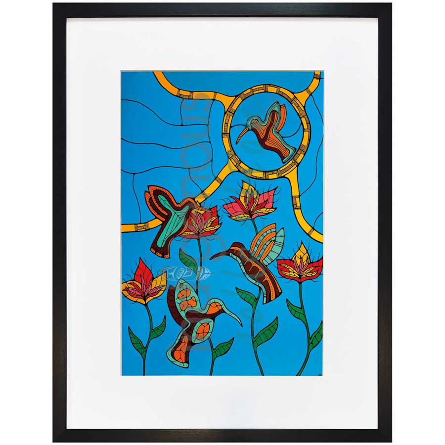 Flower Dancers by artist Jessica Desmoulin - Ojibway. Indigenous Collection