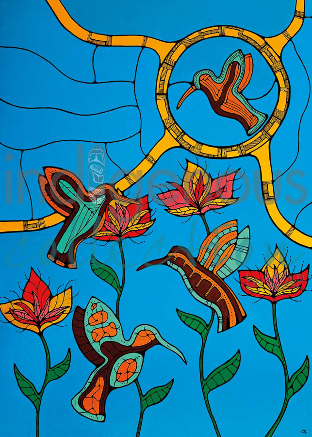 Flower Dancers by artist Jessica Desmoulin