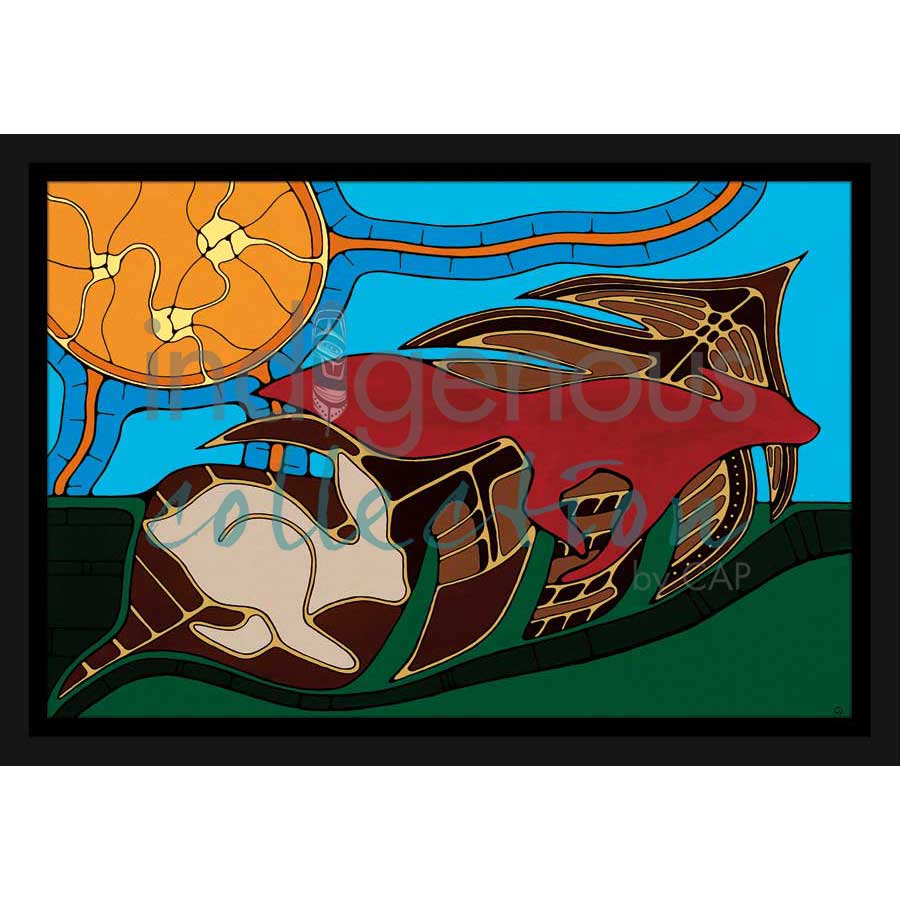 Spirit Runner II by artist Jessica Desmoulin - Ojibway. Indigenous Collection