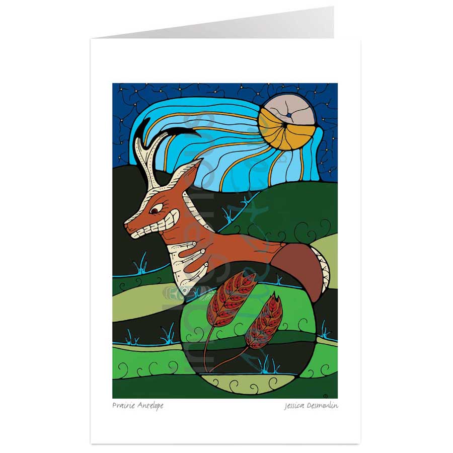 Prairie Antelope by artist Jessica Desmoulin