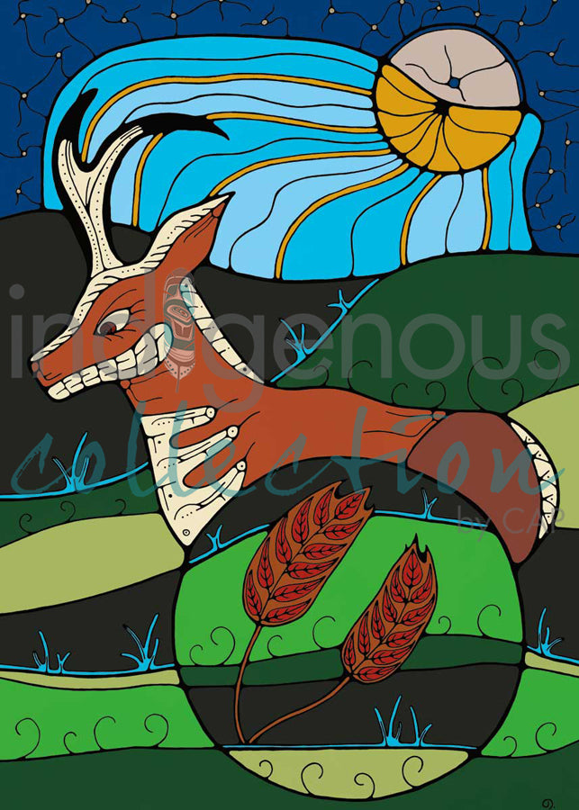 Prairie Antelope by artist Jessica Desmoulin