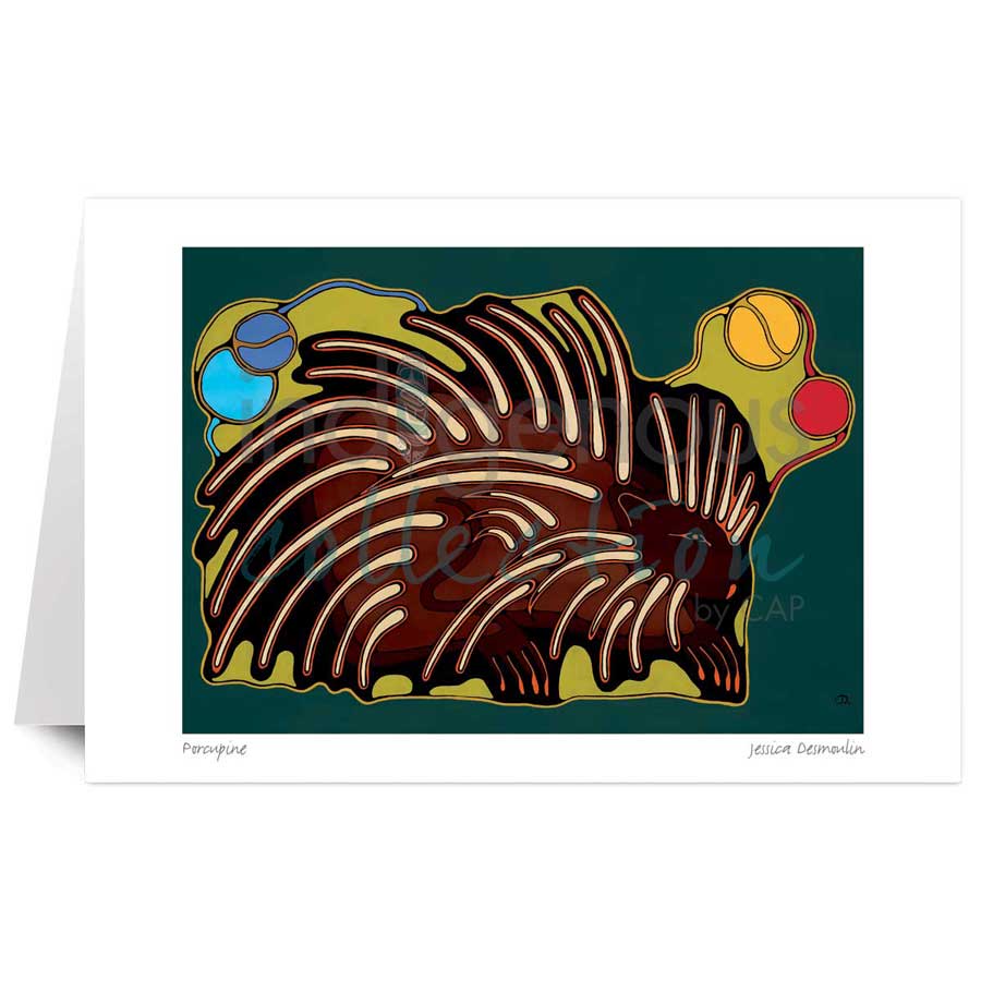 Porcupine by artist Jessica Desmoulin