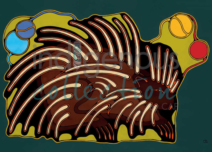 Porcupine by artist Jessica Desmoulin