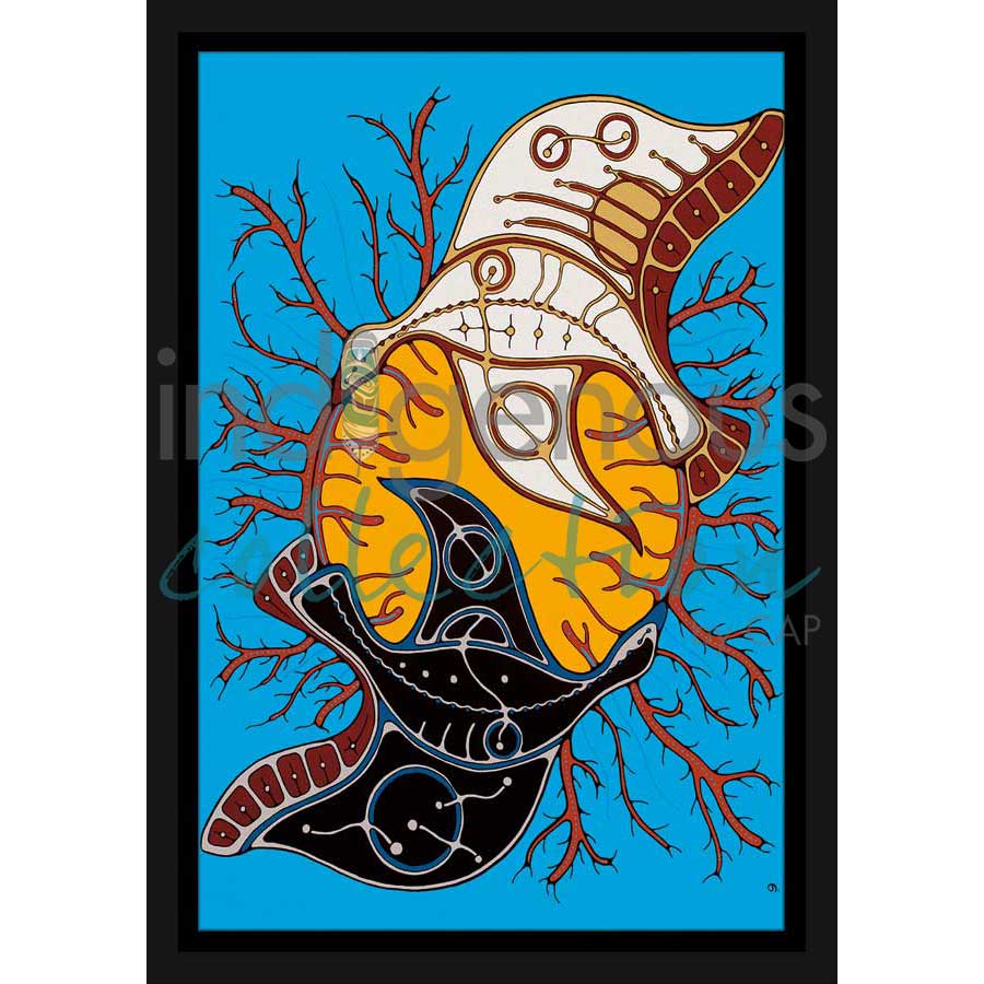 Balance In Unity by artist Jessica Desmoulin - Ojibway. Indigenous Collection