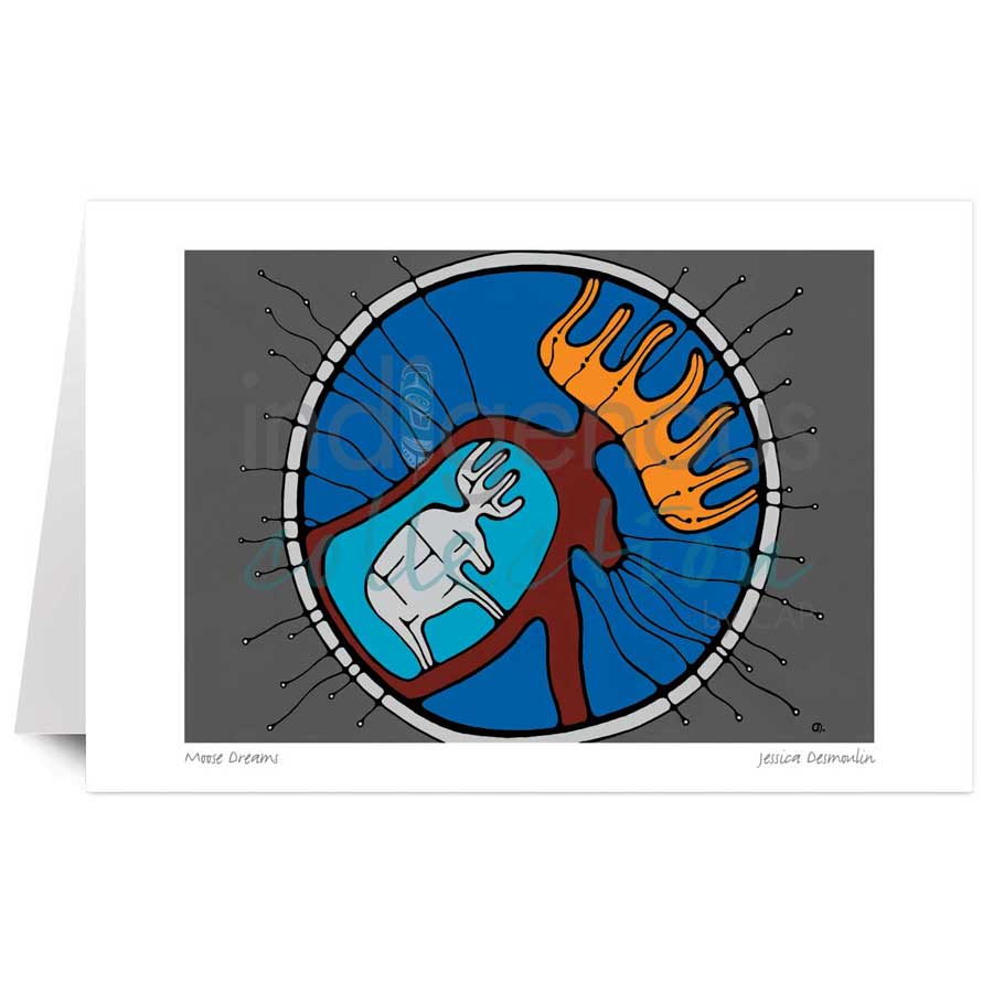 Moose Dreams by artist Jessica Desmoulin