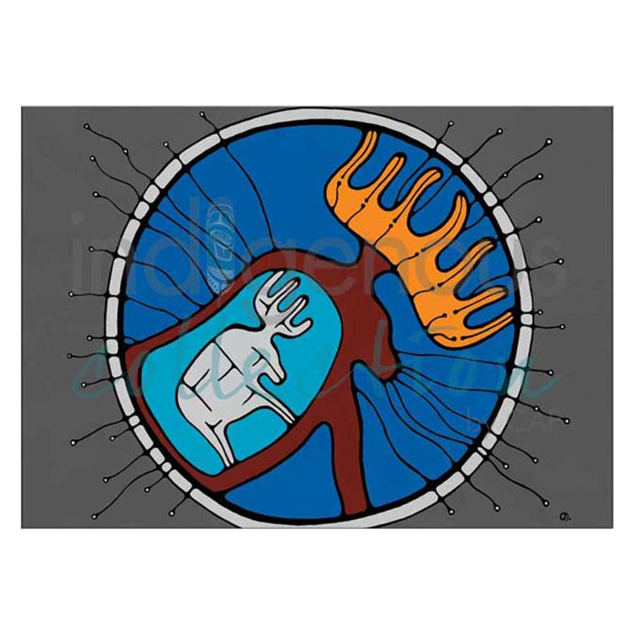 Moose Dreams Canvas Prints
