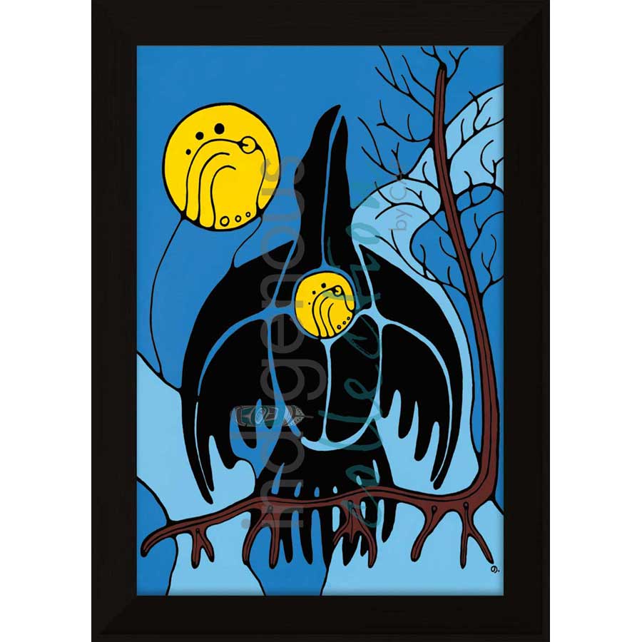 Raven's Song by artist Jessica Desmoulin - Ojibway. Indigenous Collection