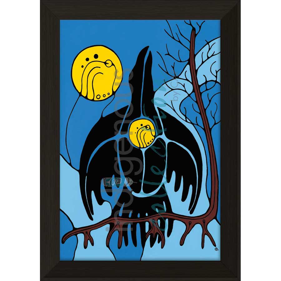 Raven's Song by artist Jessica Desmoulin - Ojibway. Indigenous Collection