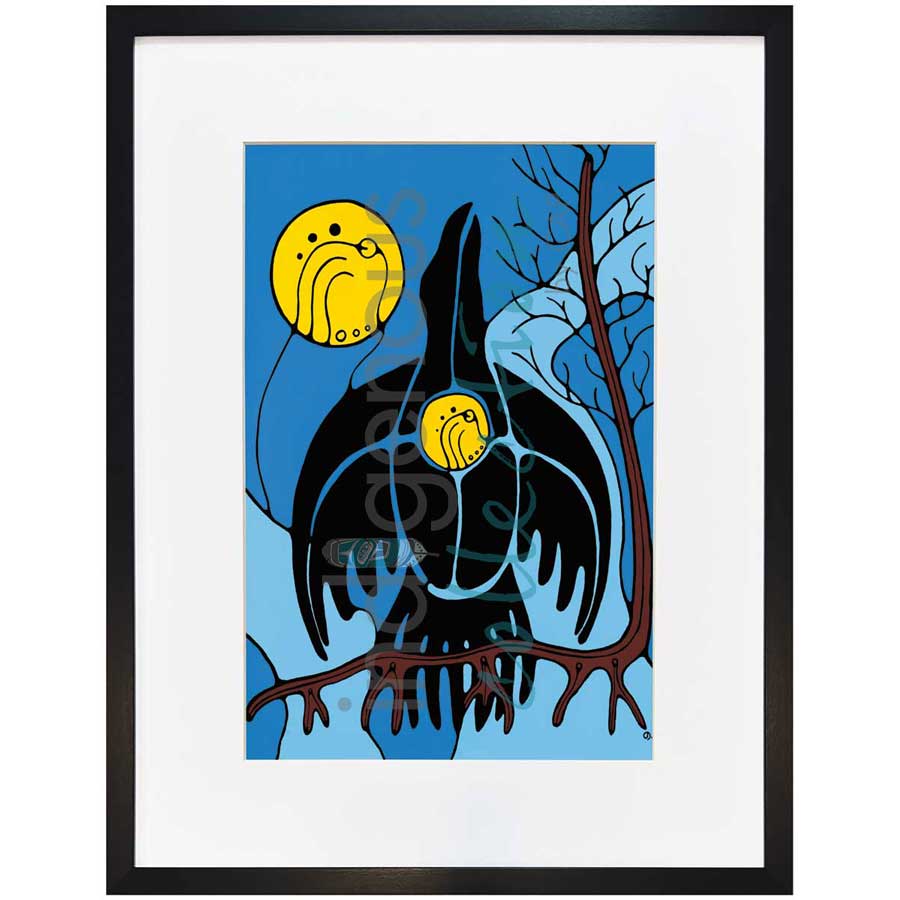 Raven's Song by artist Jessica Desmoulin - Ojibway. Indigenous Collection