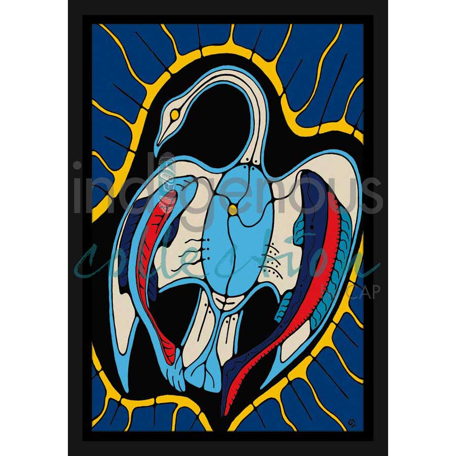 Connected to the Source by artist Jessica Desmoulin - Ojibway. Indigenous Collection