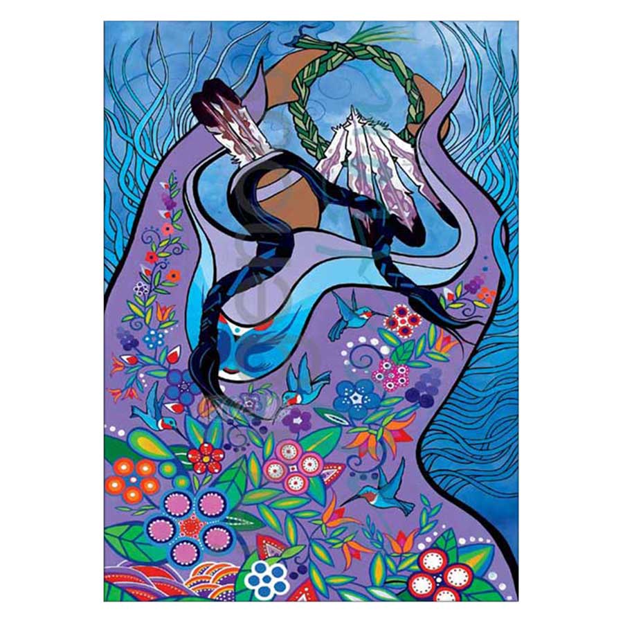 Dancing with Hummingbirds Canvas Prints