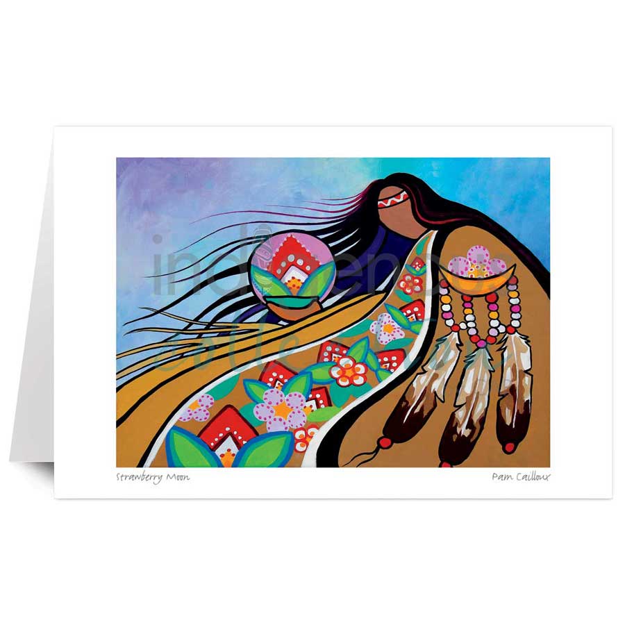 Strawberry Moon by artist Pam Cailloux