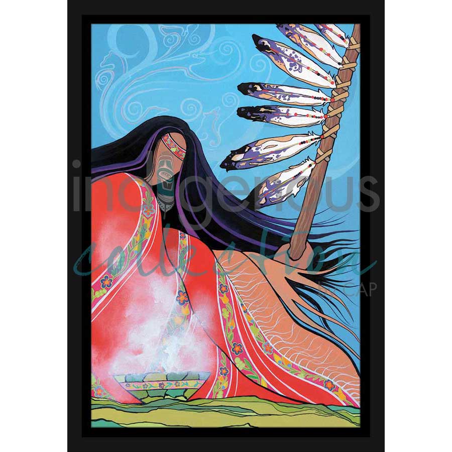 Prayers for the Missing by artist Pam Cailloux - Huron Heritage. Indigenous Collection