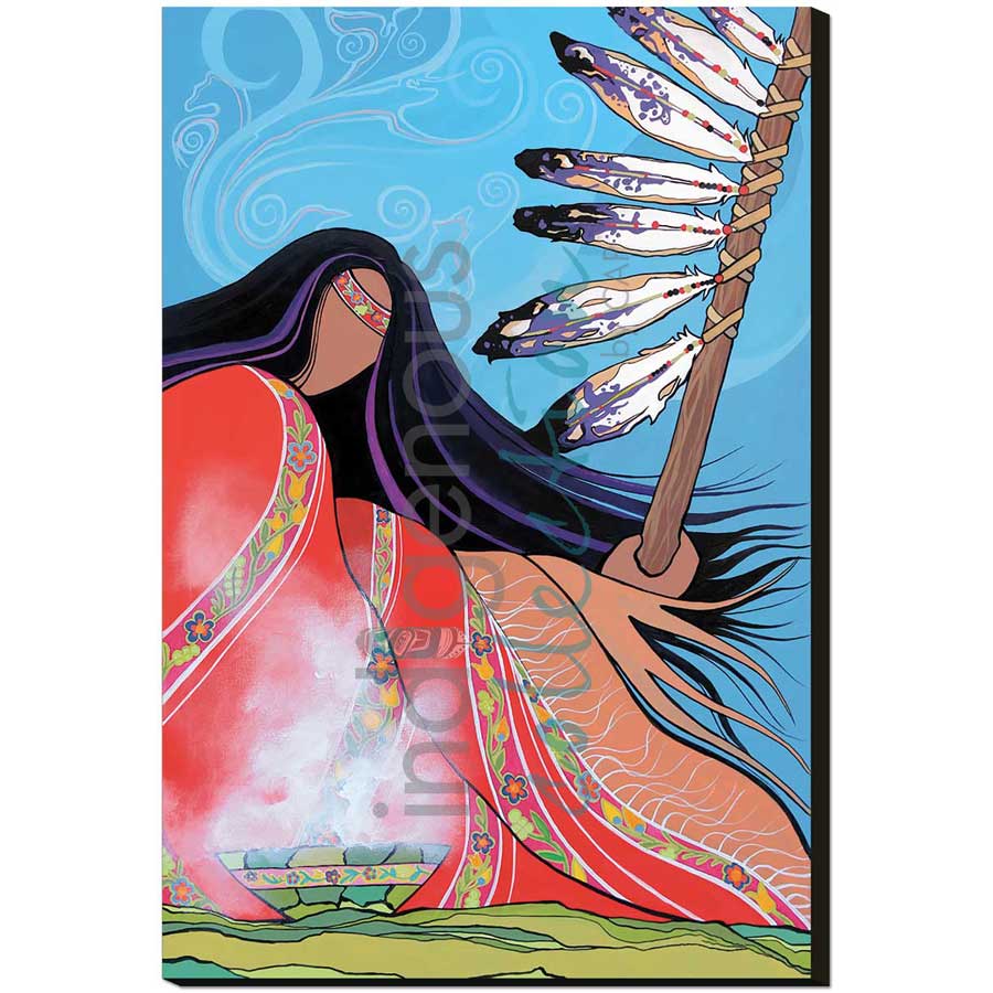 Prayers for the Missing by artist Pam Cailloux - Huron Heritage. Indigenous Collection