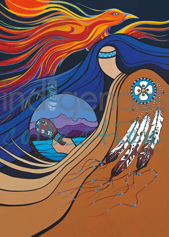 Raising the Drum by artist Pam Cailloux