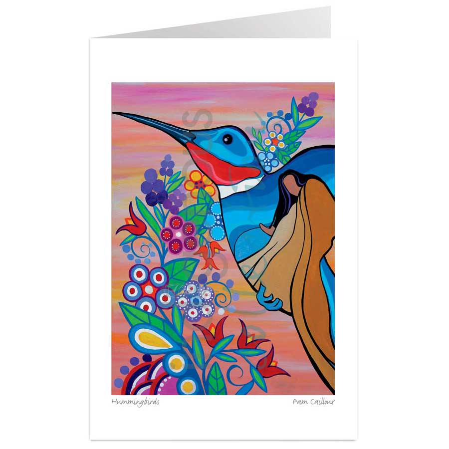 Hummingbirds by artist Pam Cailloux