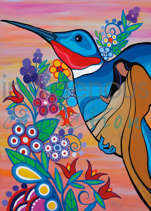 Hummingbirds by artist Pam Cailloux