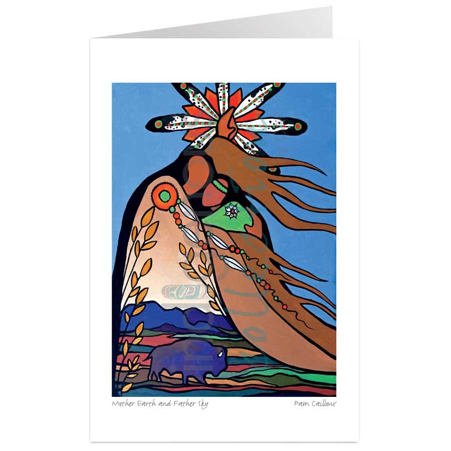 Mother Earth and Father Sky by artist Pam Cailloux