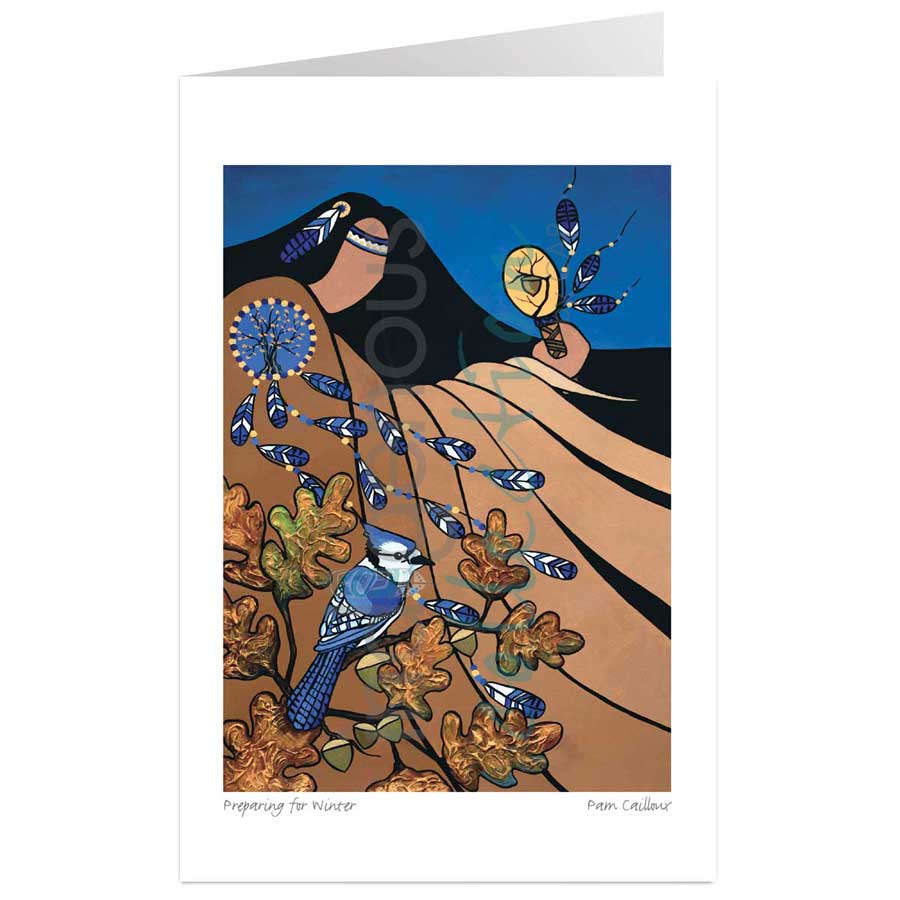 Preparing for Winter by artist Pam Cailloux