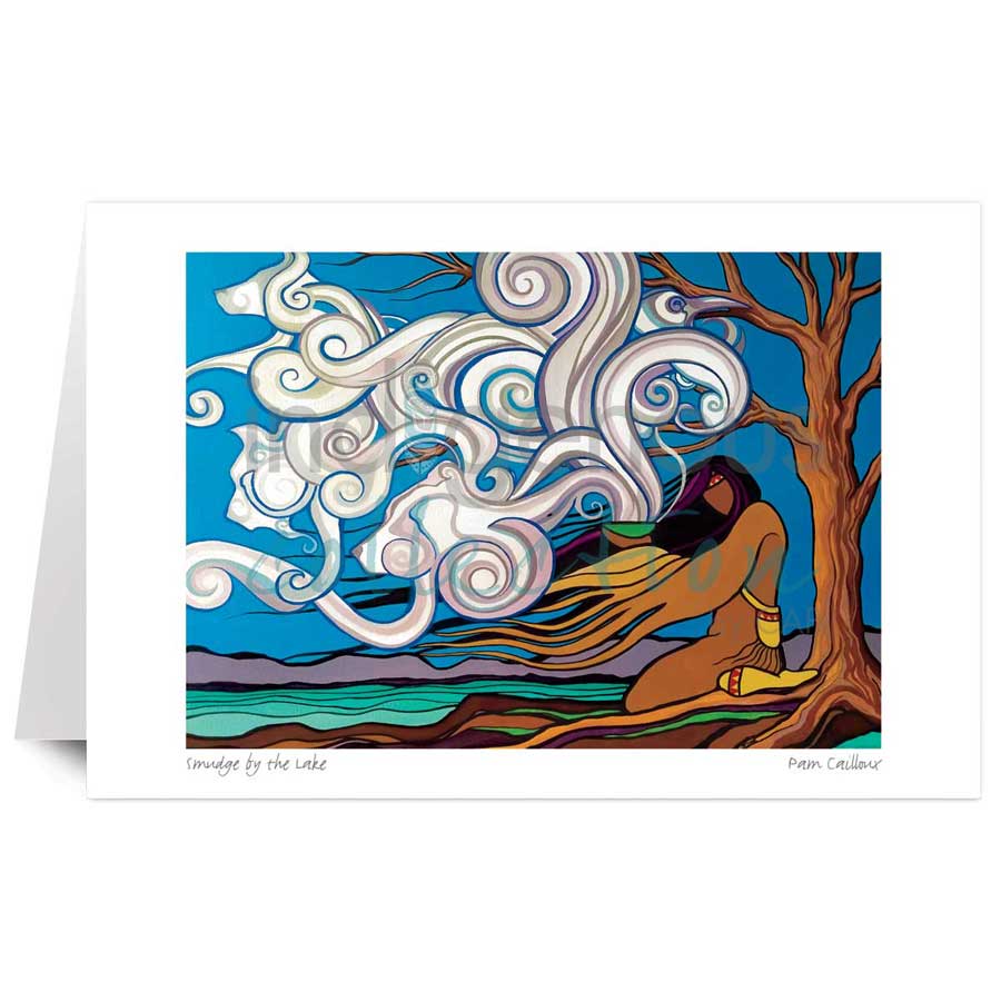 Smudge by the Lake by artist Pam Cailloux